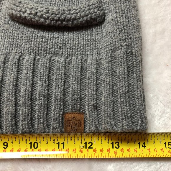 Aritzia TNA 100% Lambs Wool Sea To Sky Zip Up Knitted Cardigan Sweater Medium - Picture 9 of 9